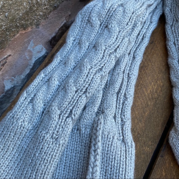 ✨SUPER LONG THI HI KNIT CABLE SOCK 24” TO HEEL - Picture 6 of 9